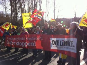 „FUKUSHIMA mahnt“ Landesweite Demo zum Fukushima- Jahrestag in Jülich