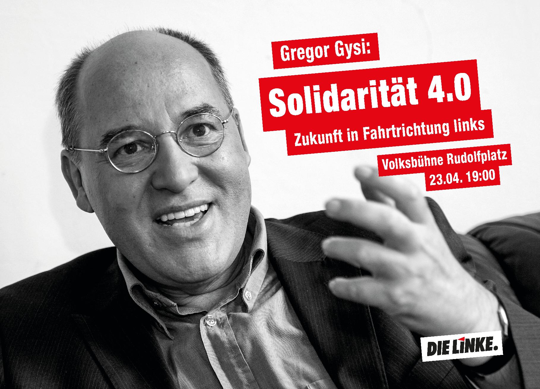 Solidarität 4.0 - Ein Abend mit Gregor Gysi in Köln
