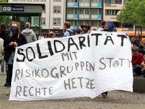 Solidarität mit Risikogruppen statt rechte Hetze