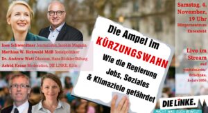 Die Ampel im Kürzungswahn